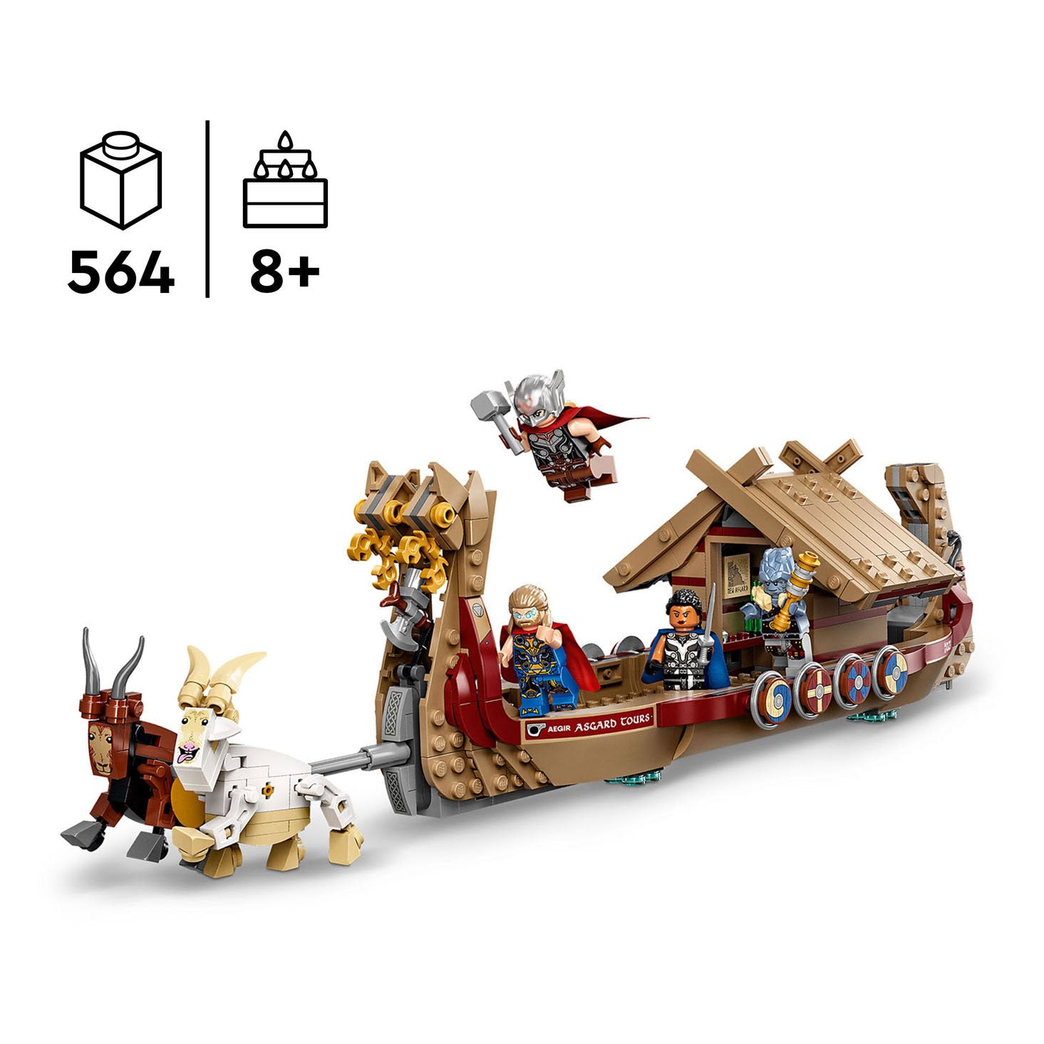 Lego Lego Super Heroes 76208 Das Ziegenschiff