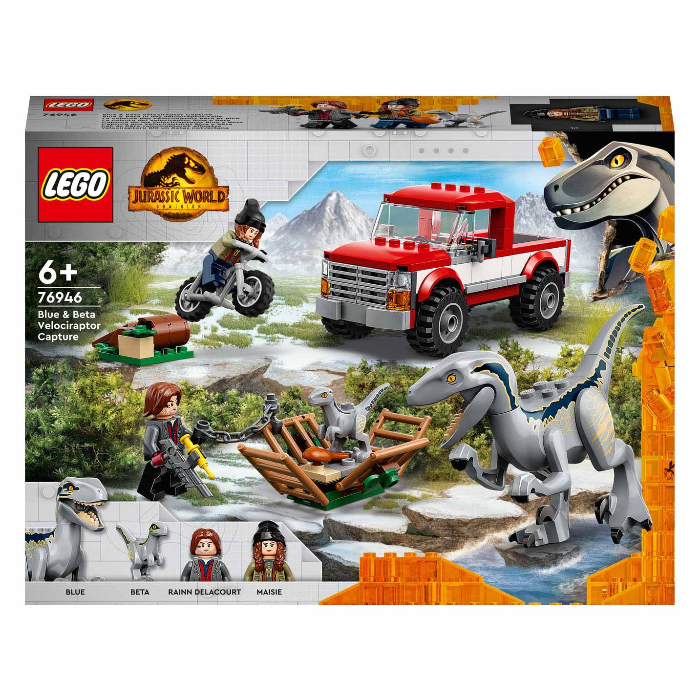 Lego Legojurassic 76946 Blaues Velocirapor