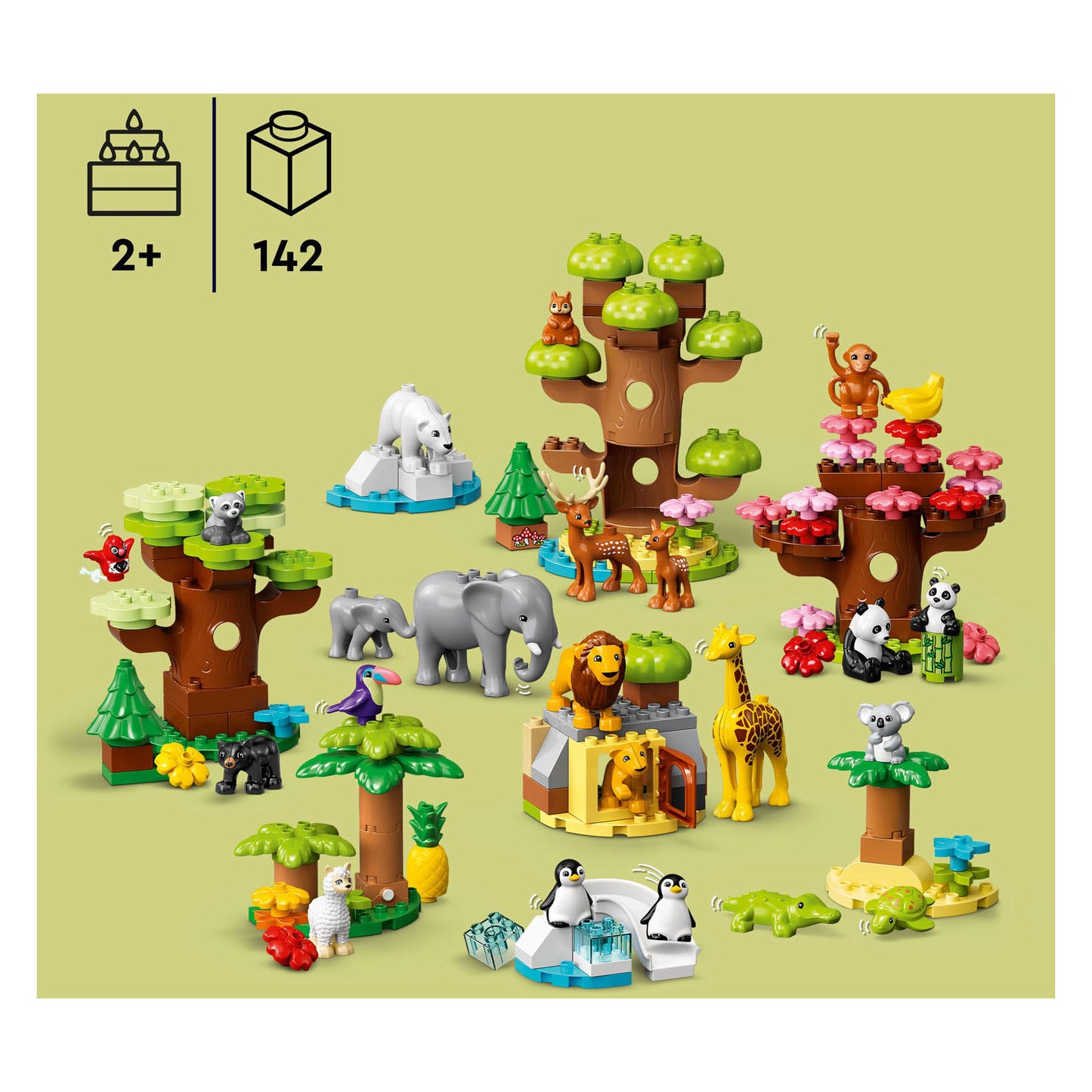 Lego Duplo LEGO DUPLO 10975 Wildtiere der Welt
