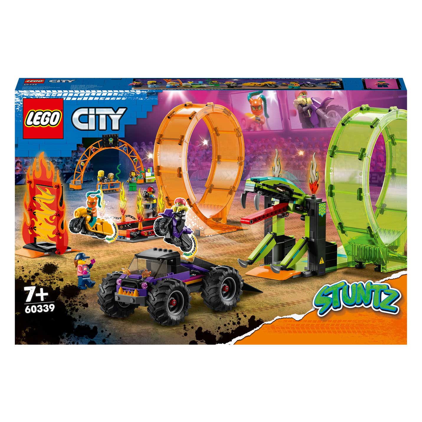 Lego Lego City 60339 Doppel -Look Stunt Arena