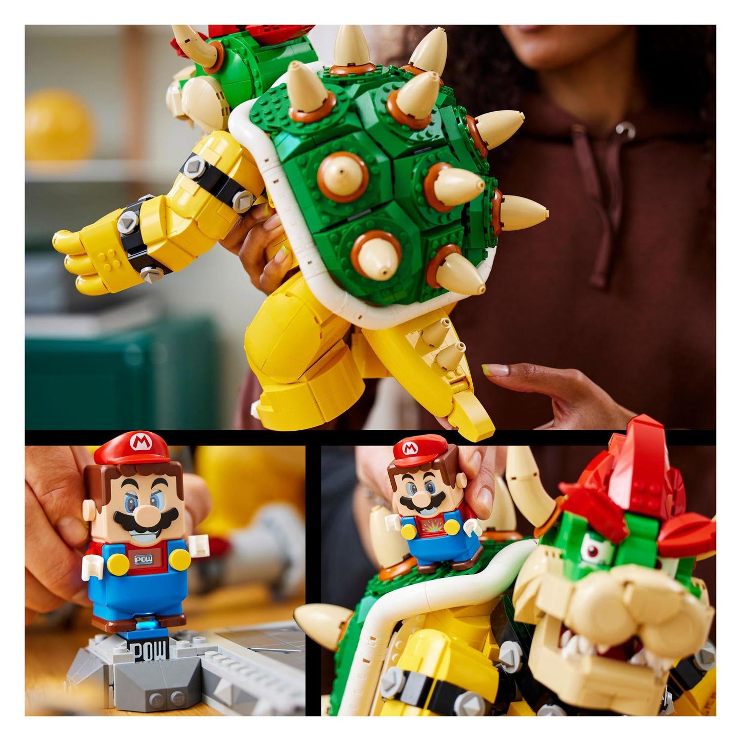 LEGO LEGO Super Mario 71411 Der mächtige Bowser -Modellkonstruktionssatz
