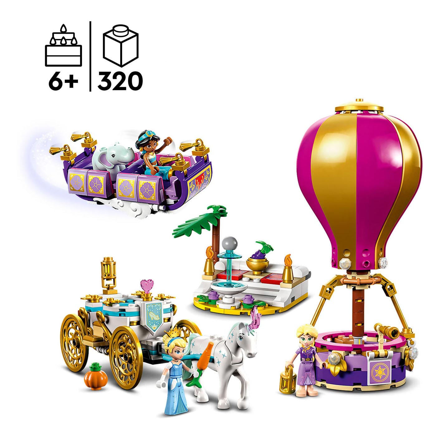 LEGO LEGO 43216 Zauberer Reise der Prinzessin