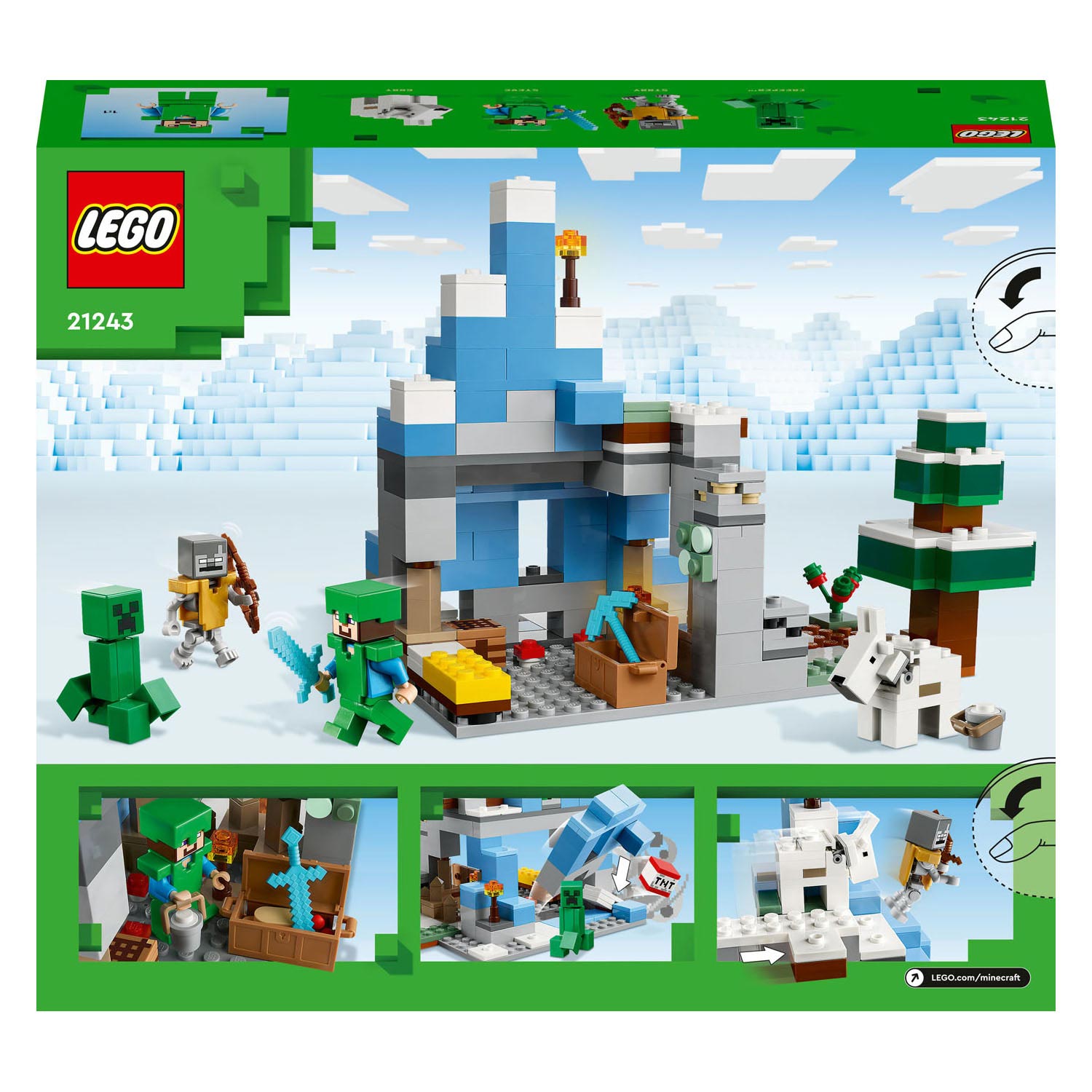 LEGO LEGO Minecraft 21243 Die Eisspitzenspitzen