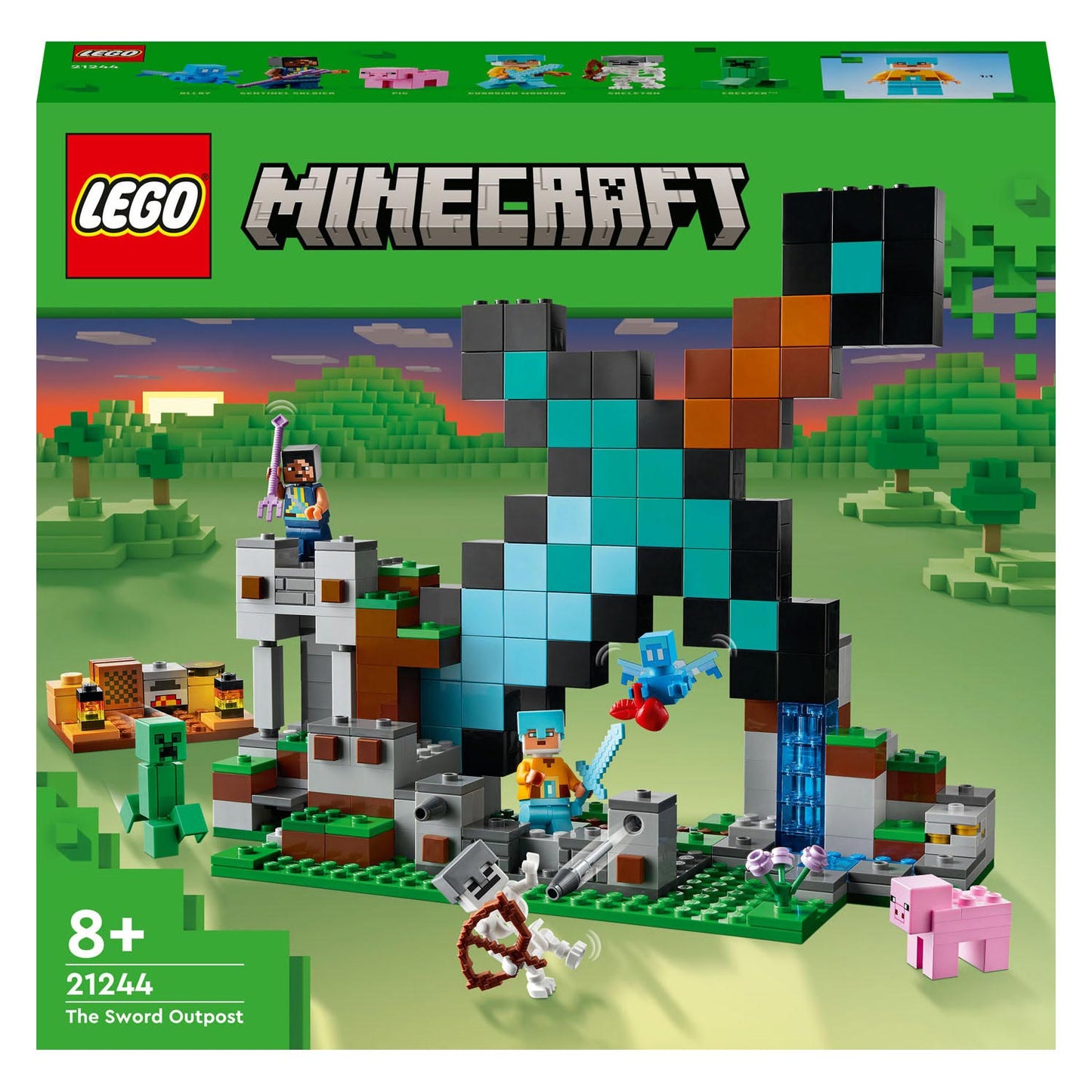 Lego LEGO Minecraft 21244 Angriffs-Basis-Schwert