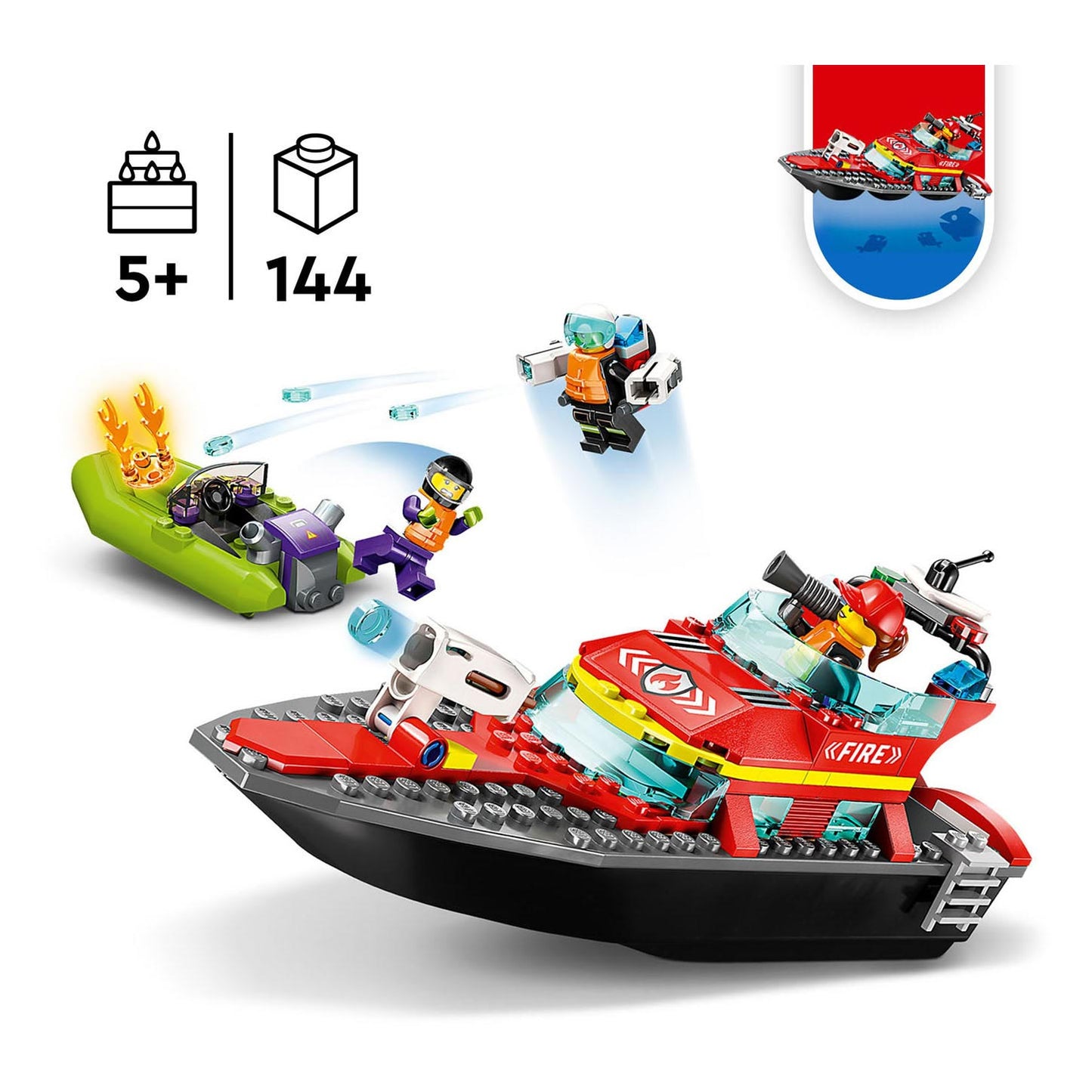 Lego Lego City 60373 Rettungsboot Marke