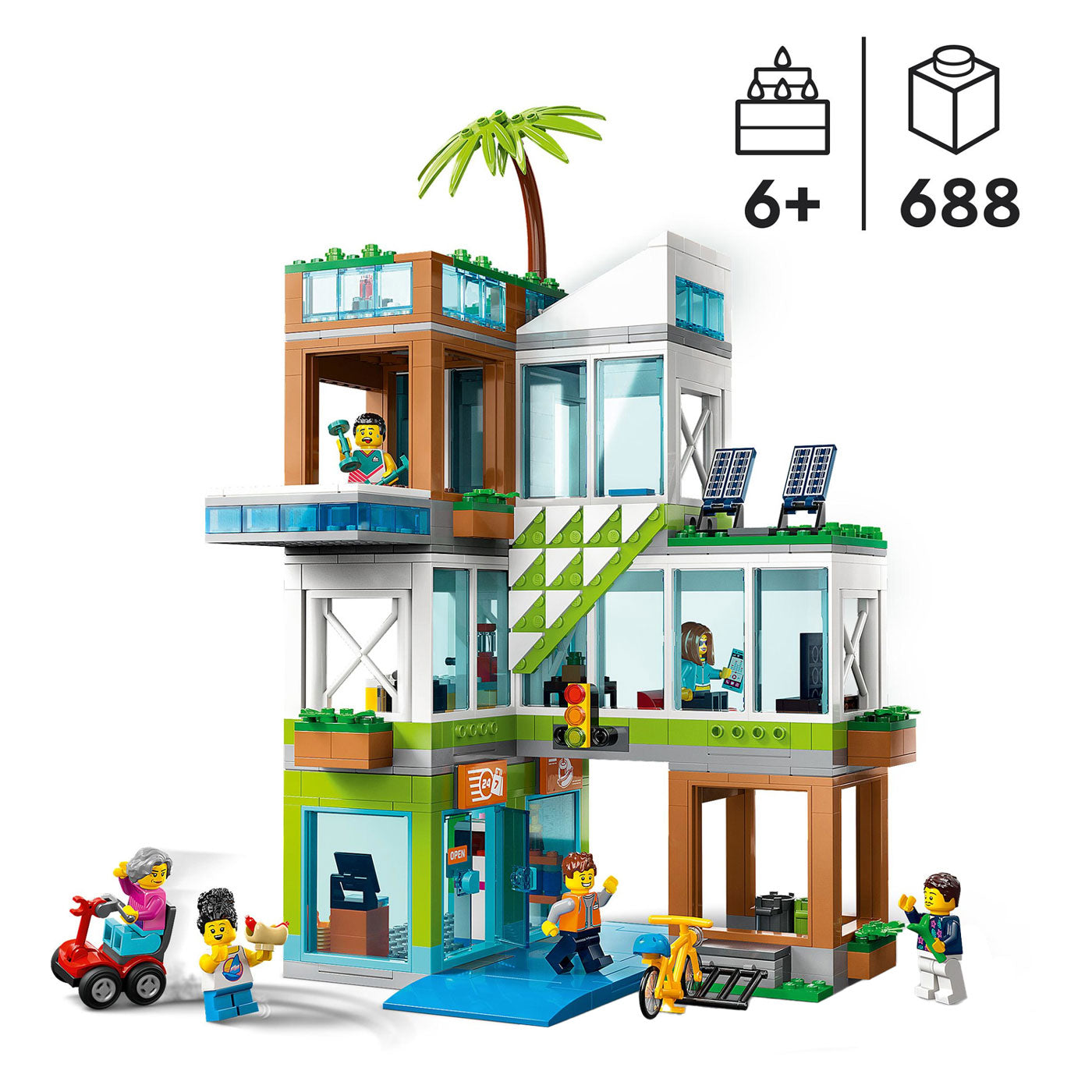 Lego Lego City 60365 Apartmentgebäude
