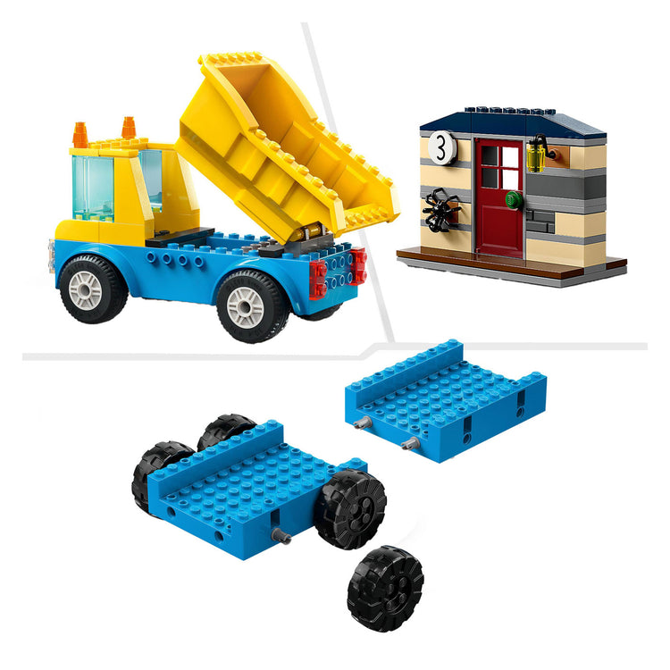 Lego Lego City 60391 Kip -LKW, Bauwagen und Abbruchkran