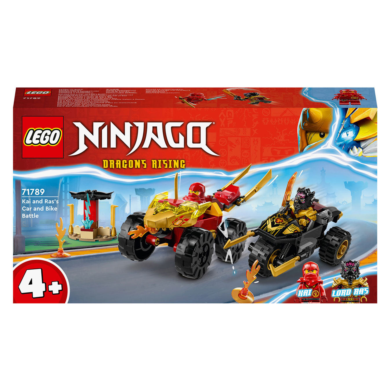 Lego LEGO Ninjago 71789 Kai und Ras' Duell zwischen Auto und Motorrad
