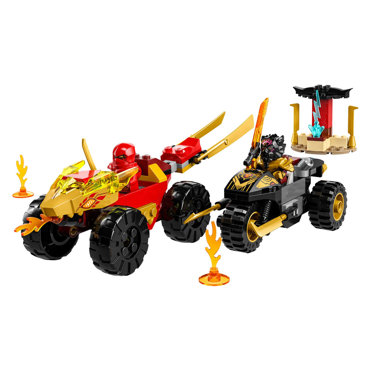 Lego LEGO Ninjago 71789 Kai und Ras' Duell zwischen Auto und Motorrad