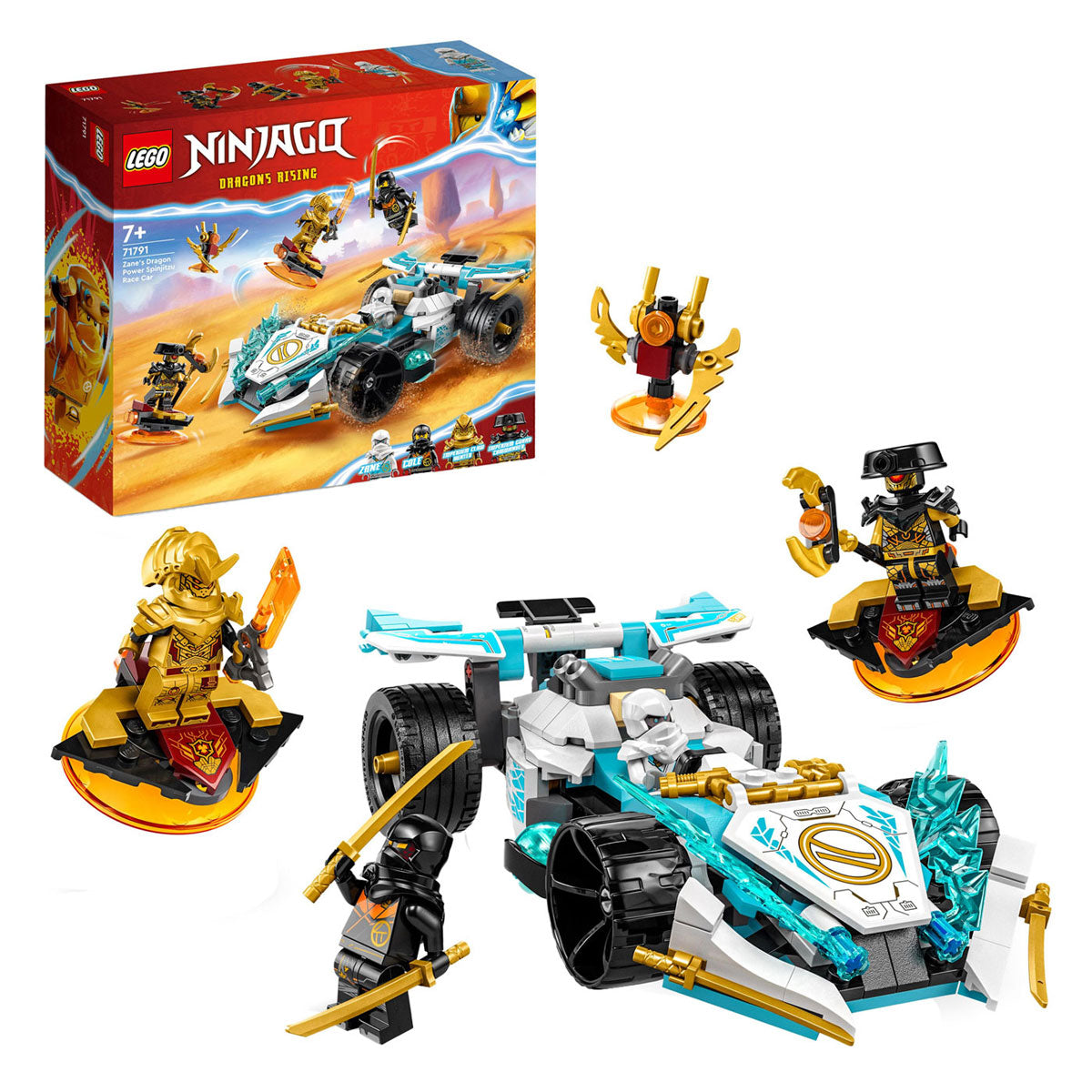 Lego Lego Ninjago 71791 Zanes Dragon Power Spinjitzu Racing Car