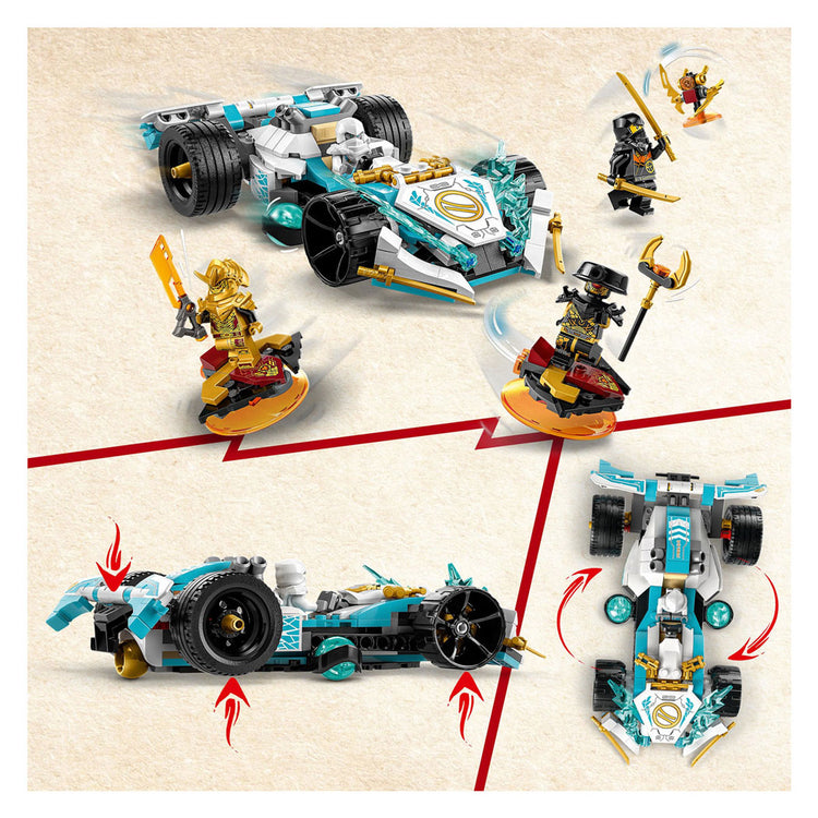 Lego Lego Ninjago 71791 Zanes Dragon Power Spinjitzu Racing Car