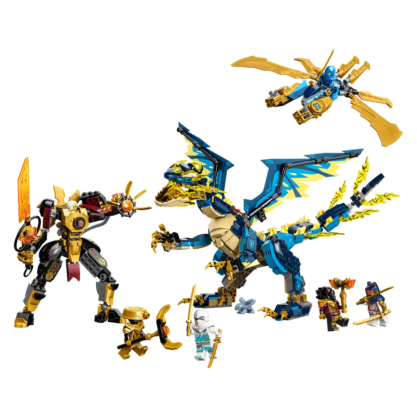 Lego Lego Ninjago 71796 Element Dragon Vs. Der Mecha der Kaiserin