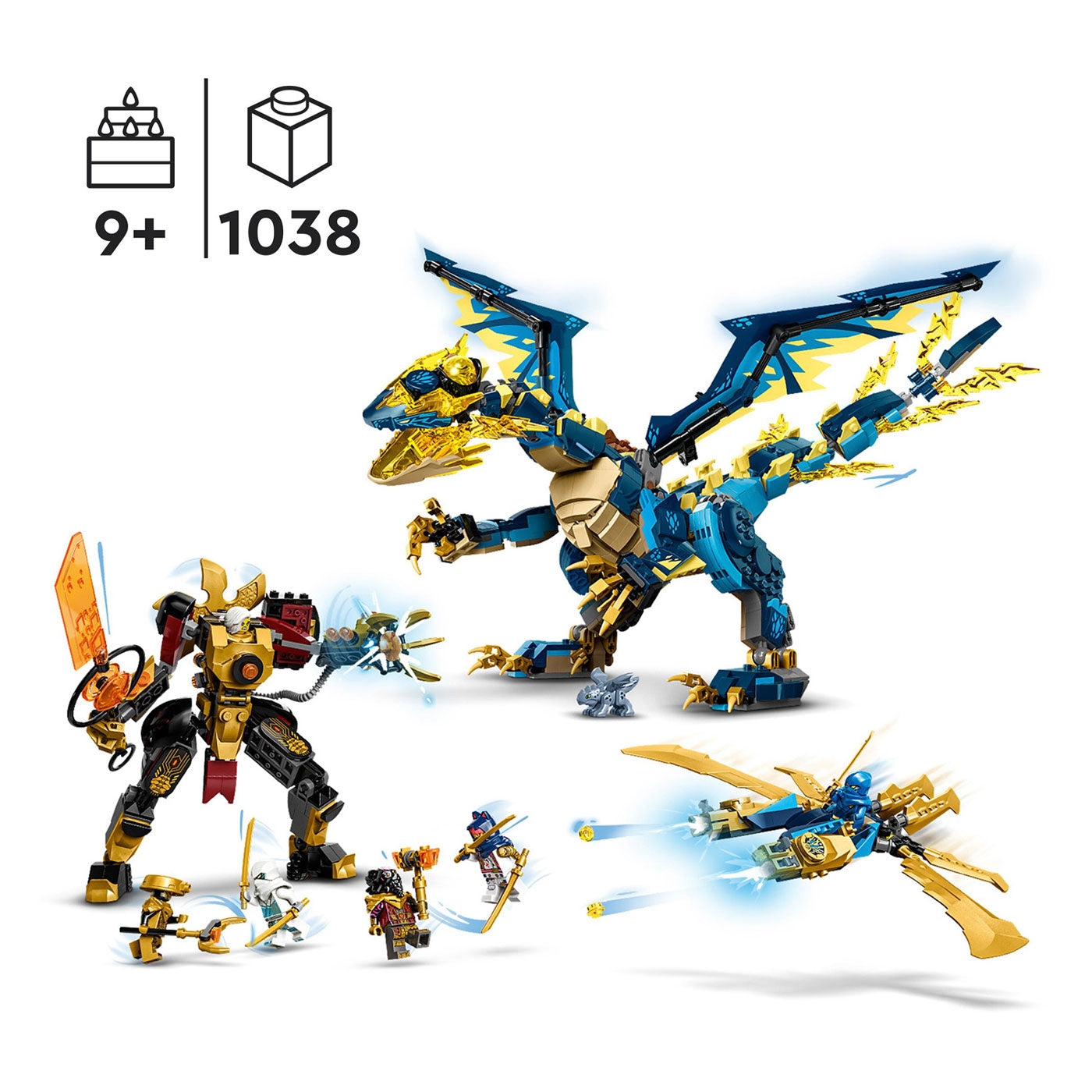 Lego Lego Ninjago 71796 Element Dragon Vs. Der Mecha der Kaiserin