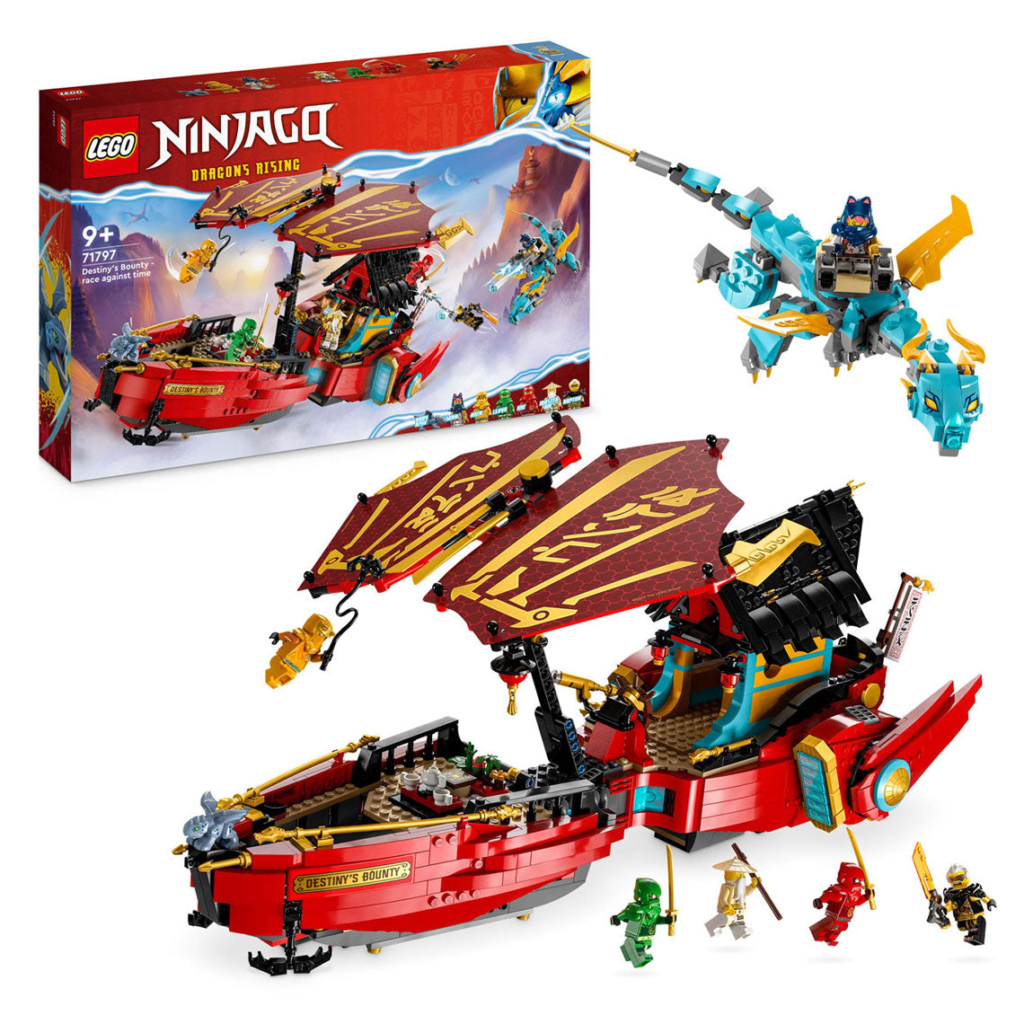 Lego Lego Ninjago 71797 Destiny's Bounty -Rasse gegen die Uhr