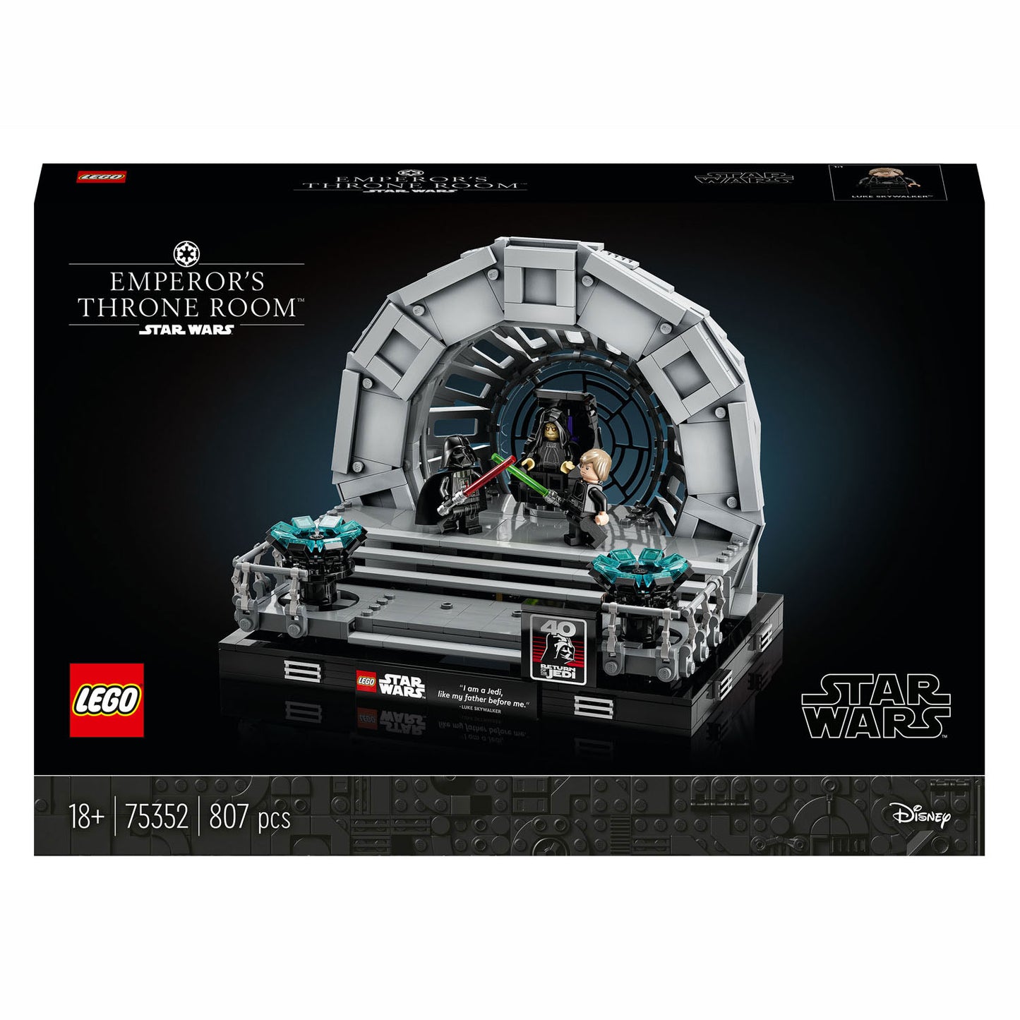 Lego Lego Star Wars 75352 Thronsaal des Kaisers Diorama