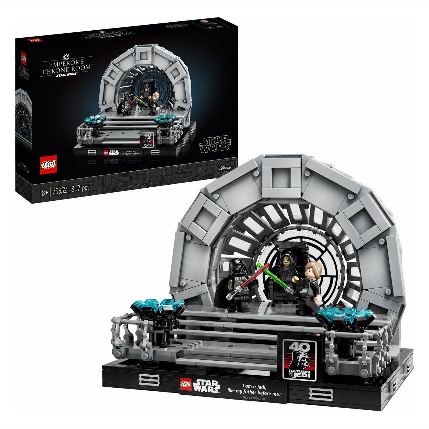 Lego Lego Star Wars 75352 Thronsaal des Kaisers Diorama