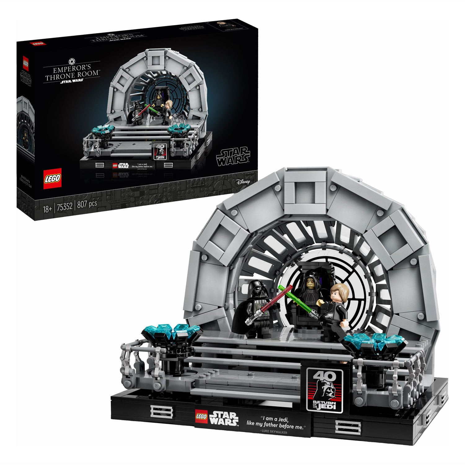 Lego Lego Star Wars 75352 Thronsaal des Kaisers Diorama
