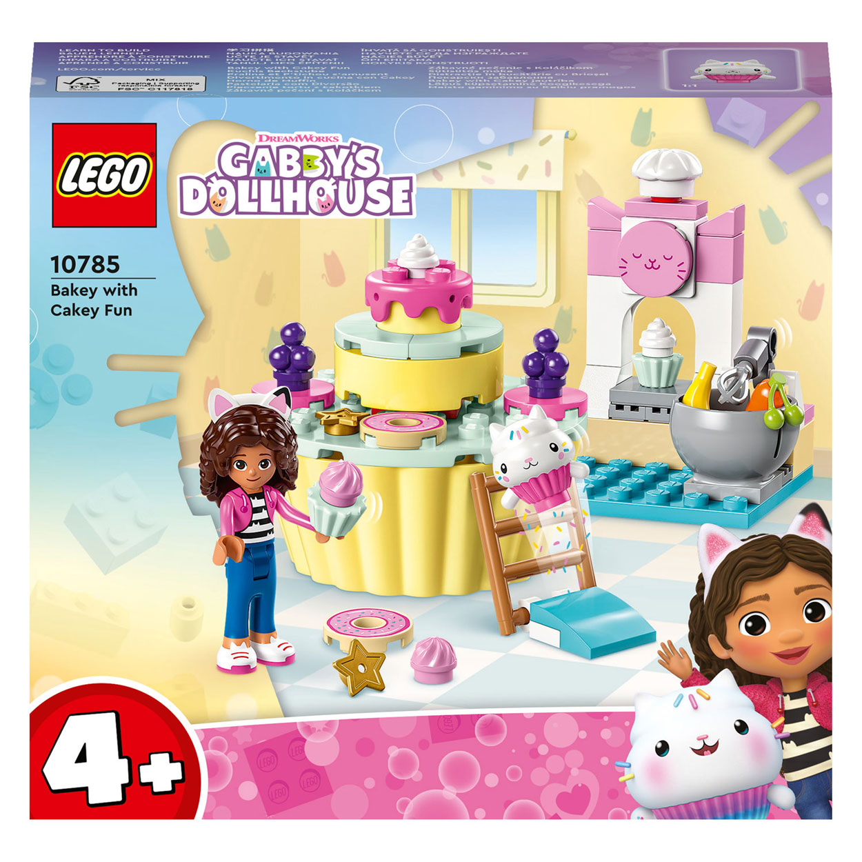 Lego Lego Gabby's Dollhouse 10785 Behälter mit Kuchen