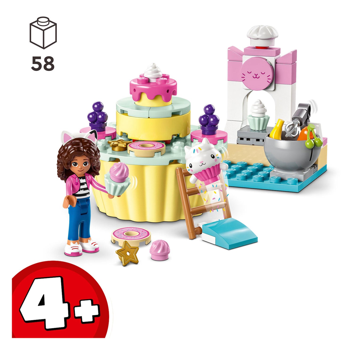 Lego Lego Gabby's Dollhouse 10785 Behälter mit Kuchen