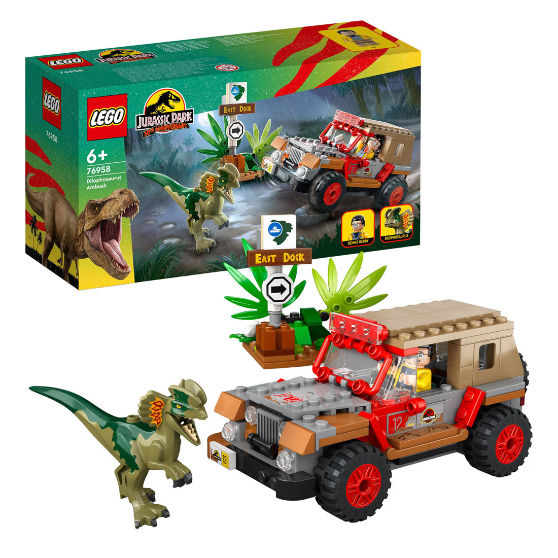 Lego Lego Jurassic Park 76958 Dilophosaurus Hinterhalt