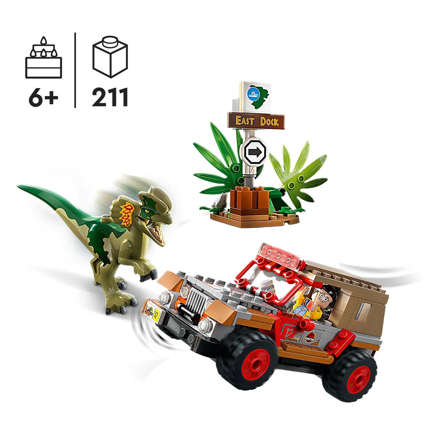 Lego Lego Jurassic Park 76958 Dilophosaurus Hinterhalt