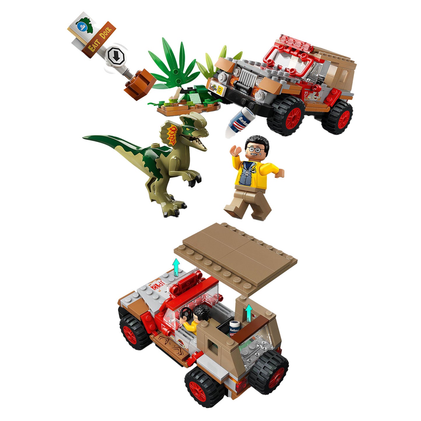 Lego Lego Jurassic Park 76958 Dilophosaurus Hinterhalt