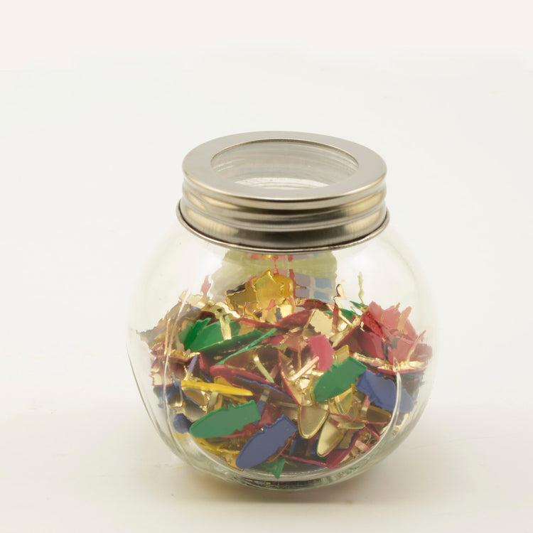 Vaessen creative • Splinte im 60-g-Glas mit Weihnachtslichtern