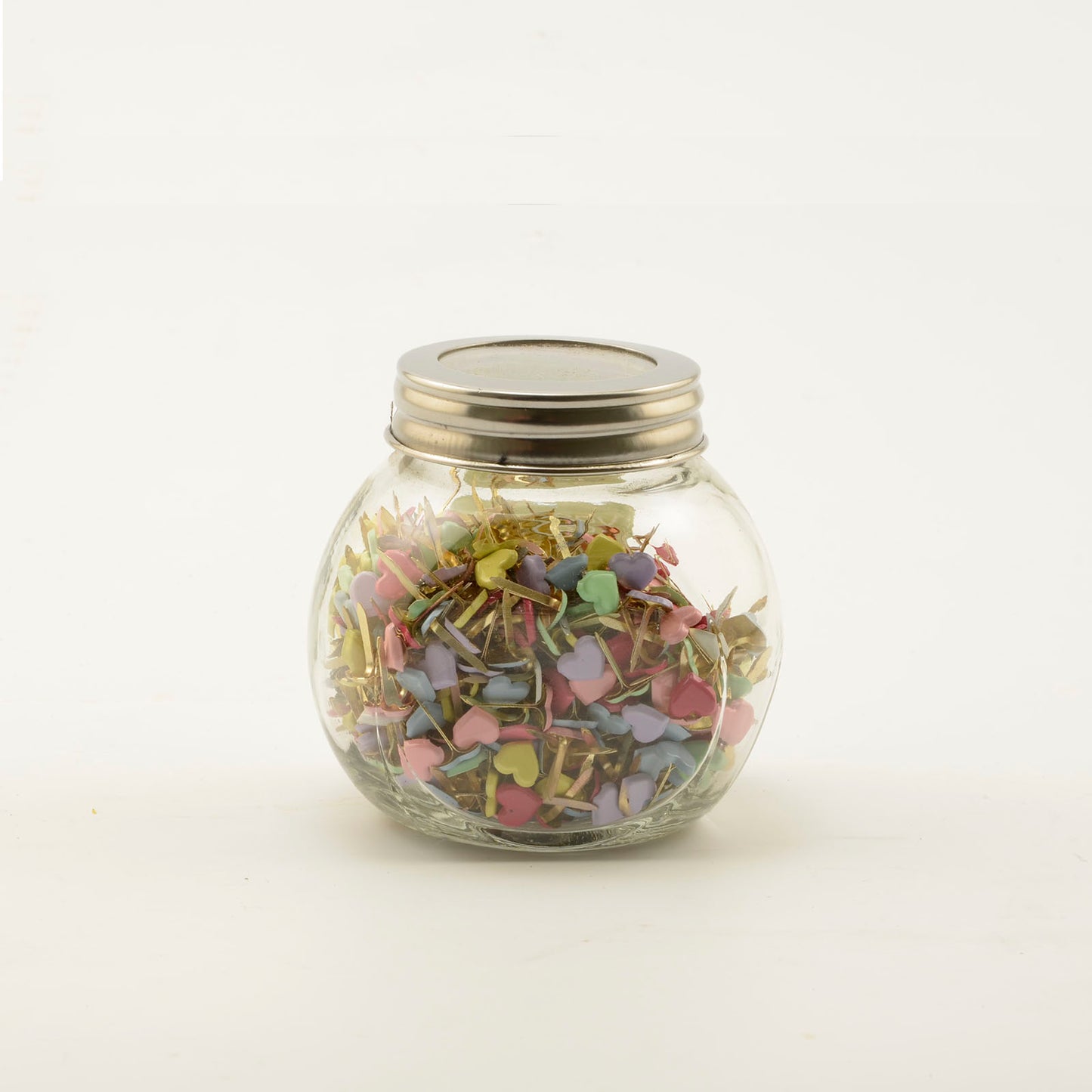 Vaessen creative • Splinte im Glas mit 120 g Herzpastell