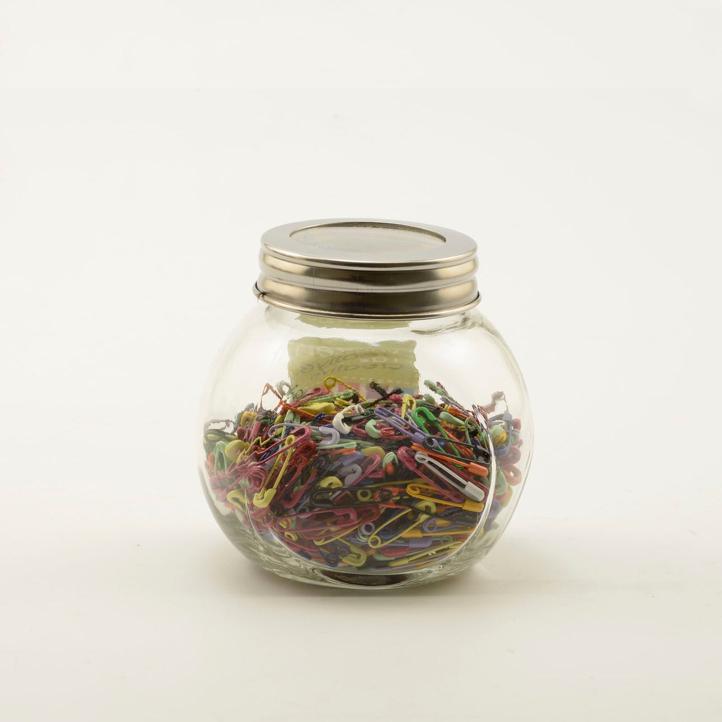 Vaessen Creative • Sicherheitsnadeln im Glas 110 g + -630 Stück primär
