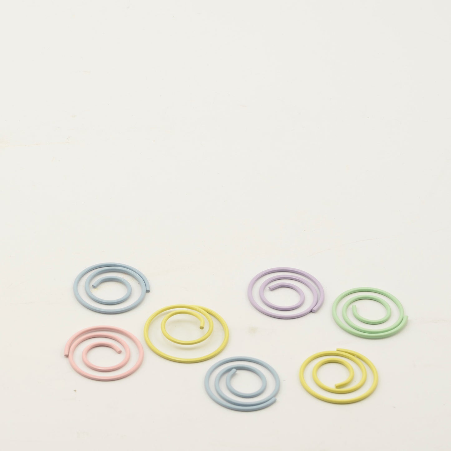 Vaessen creative • Büroklammern im Glas 120 g + -143 Stück rund 22 mm Pastell