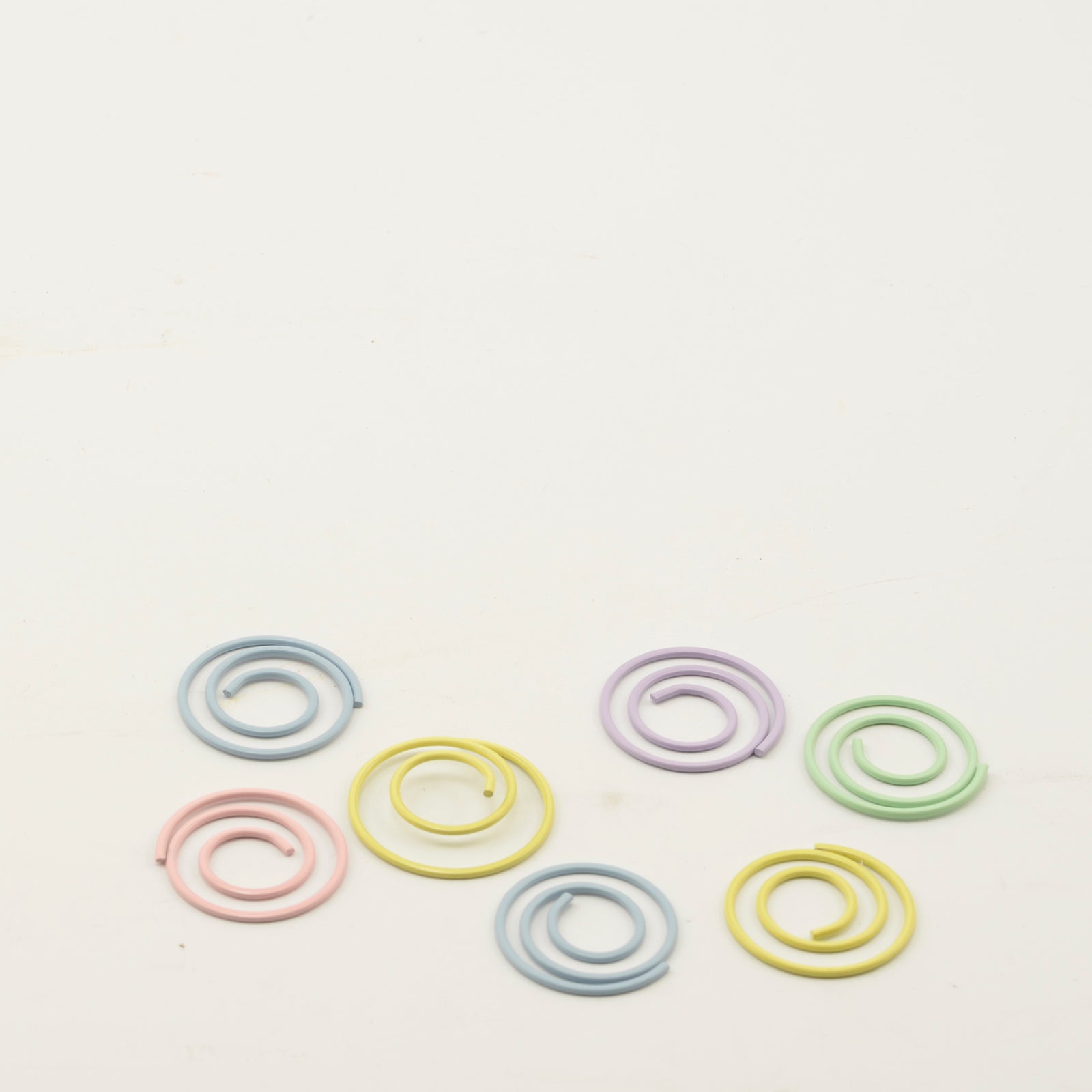Vaessen creative • Büroklammern im Glas 120 g + -143 Stück rund 22 mm Pastell