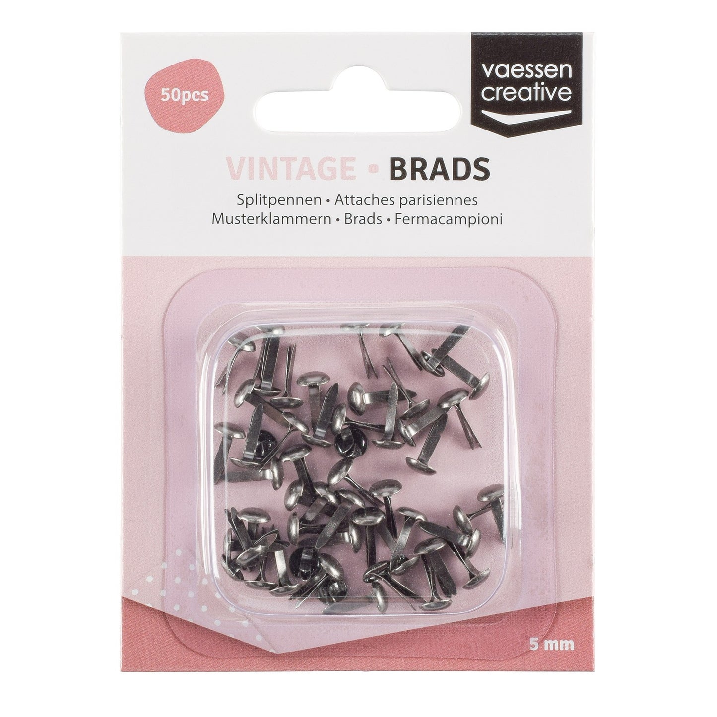 Vaessen creative • Splinte Vintage 5 mm Antiksilber