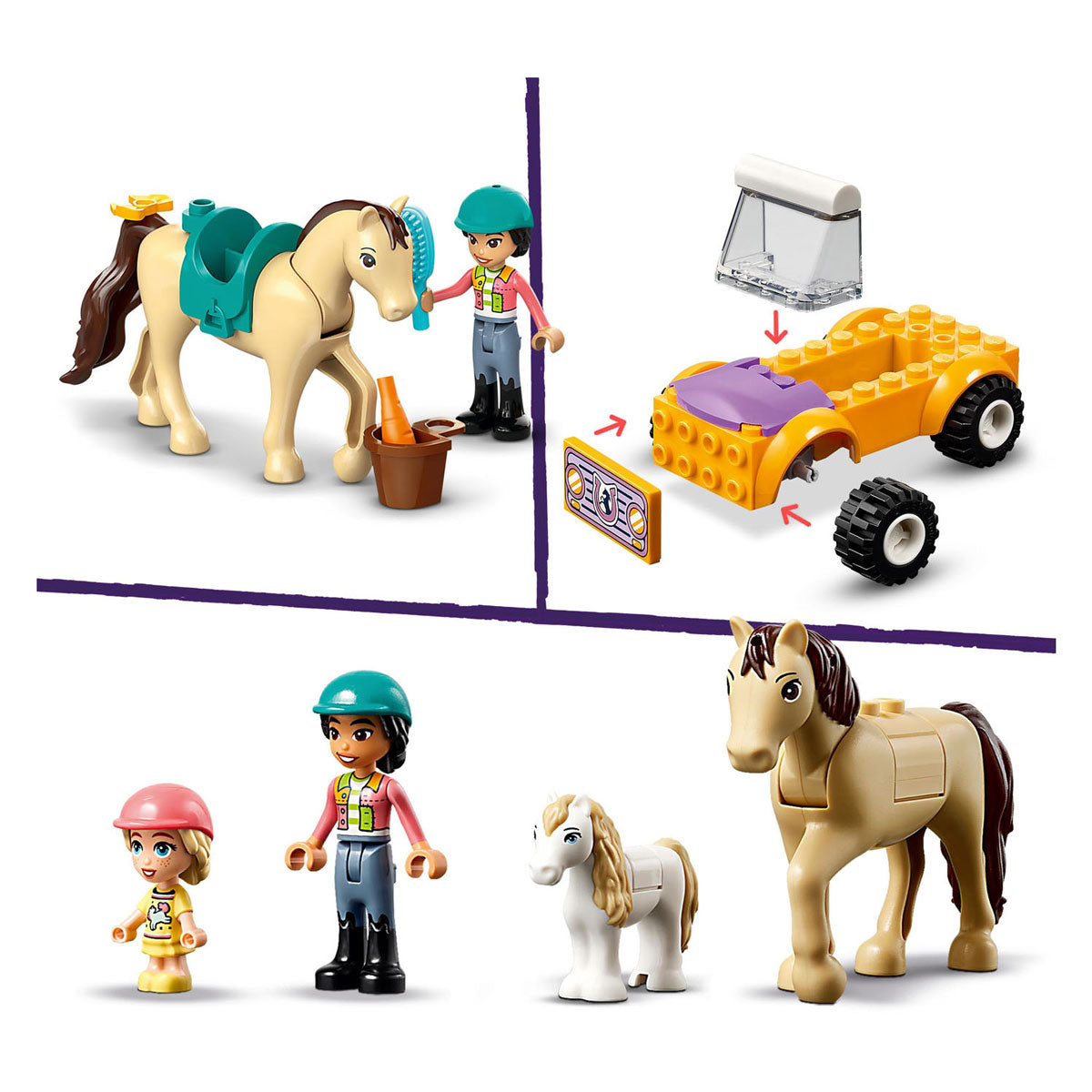 Lego Lego Freunde 42634 Pferd und Pony Trailer