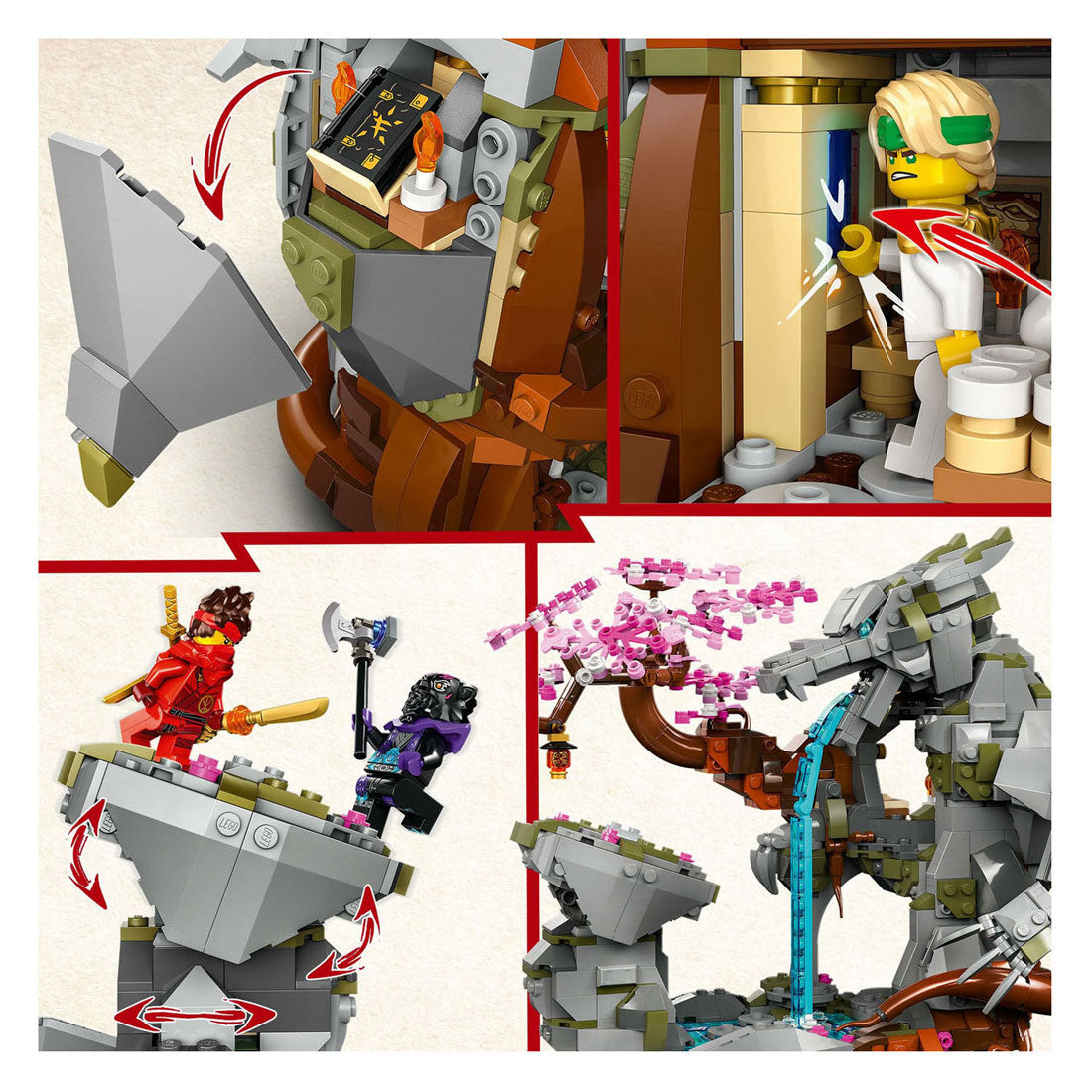 Lego Lego Ninajago 71819 Altar des Steindrachen