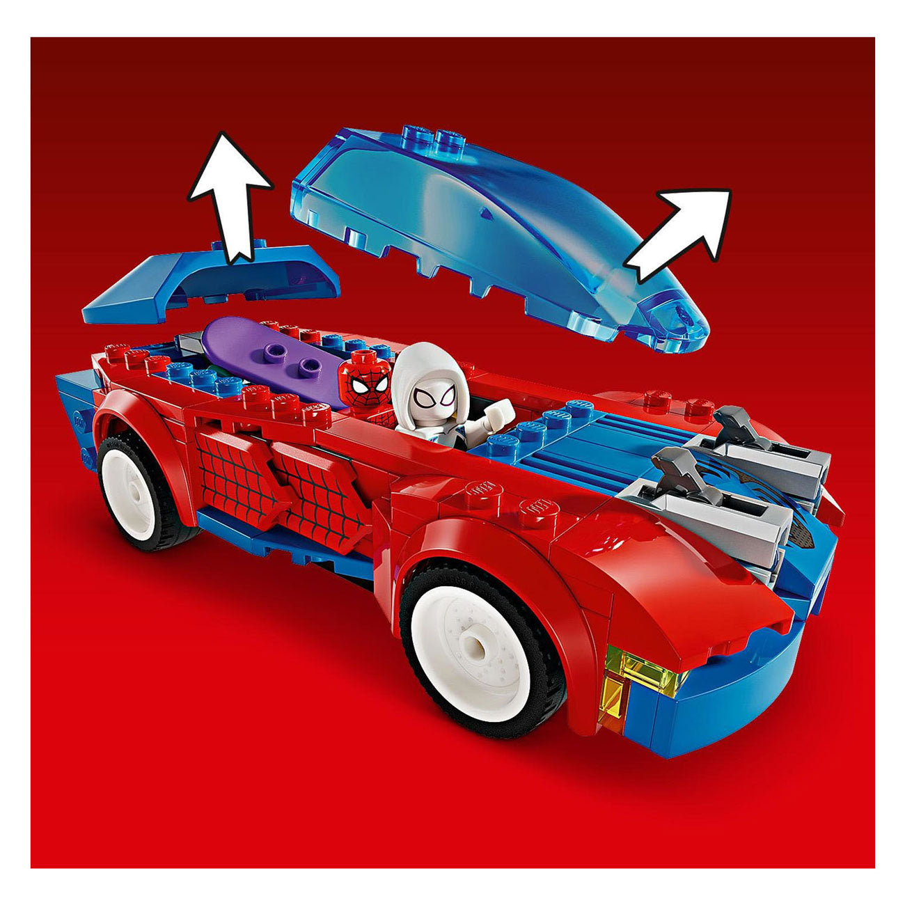 LEGO LEGO Super Heroes 76279 Spider-Man Racing Car und Venom Green Goblin
