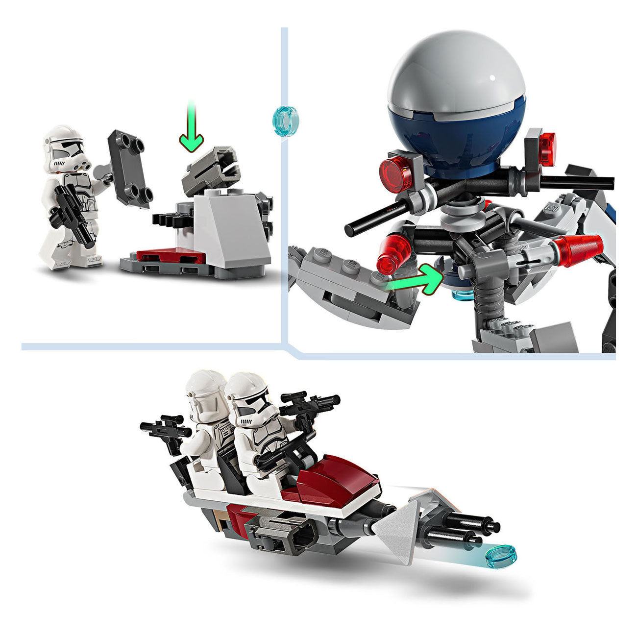 Lego Lego Star Wars 75372 Klon Trooper und Battle Droid Battle Pack