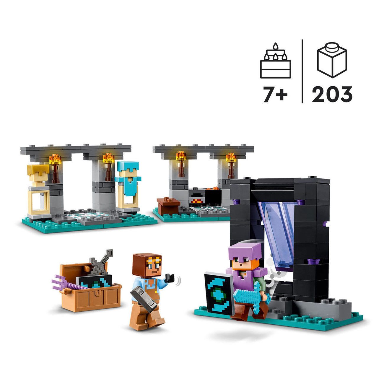 LEGO LEGO Minecraft 21252 de Weaponsmerij
