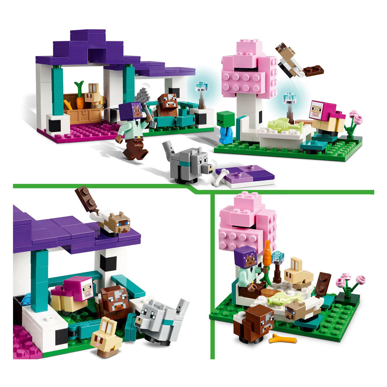 Lego Lego Minecraft 21253 de Dierenopvangang