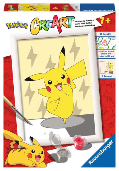 Ravensburger Kreart Gemälde auf Song Pikachu Pose