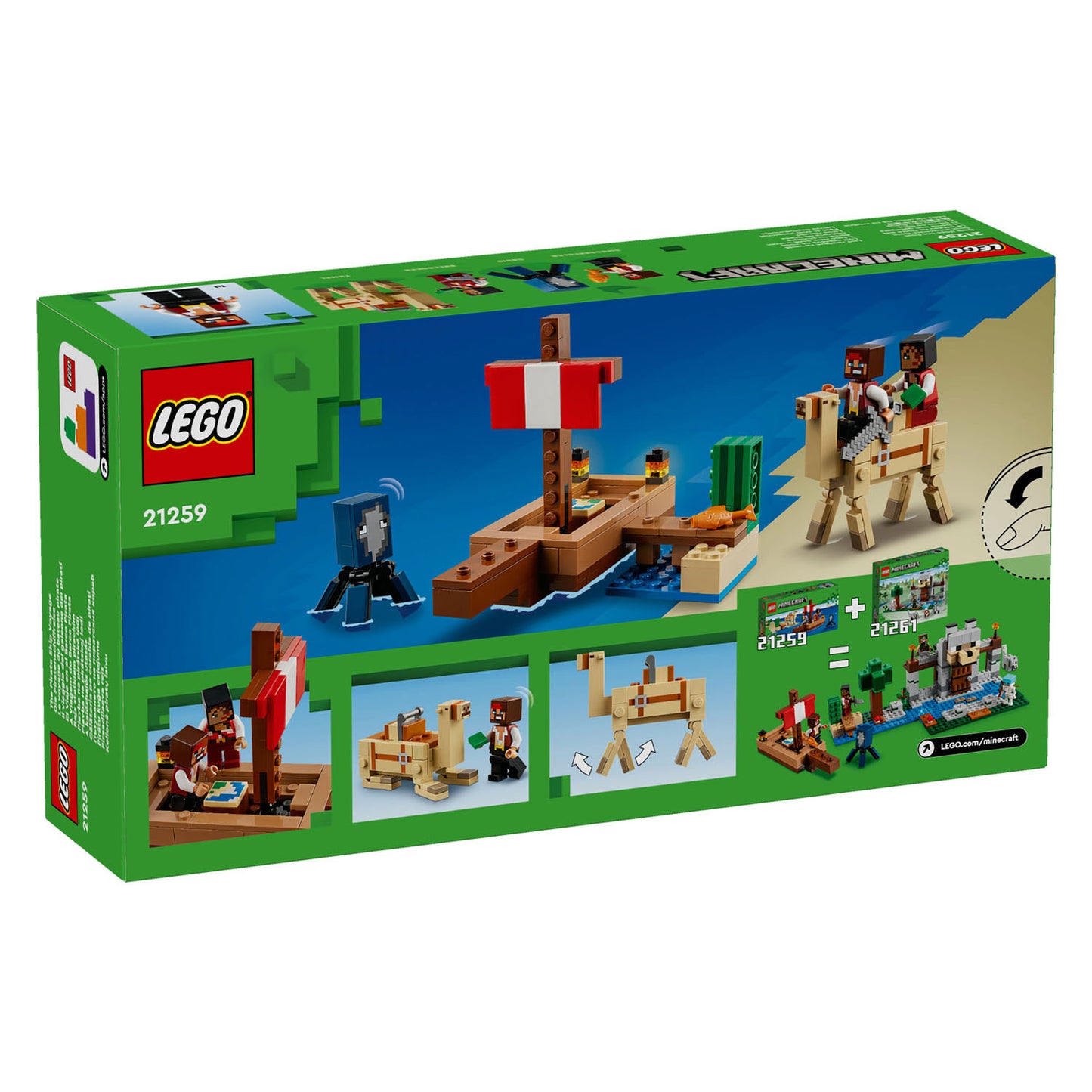 Lego Minecraft 21259 Die Piratenschifffahrt