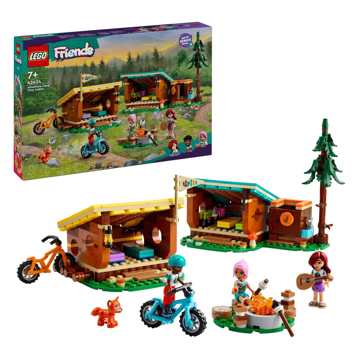 Lego Lego Freunde 42624 Adventure Camp Cosy Boshutten