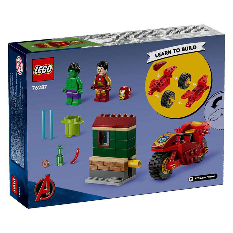 Lego Lego Super Heroes 76287 Iron Man mit Motor und De Hulk