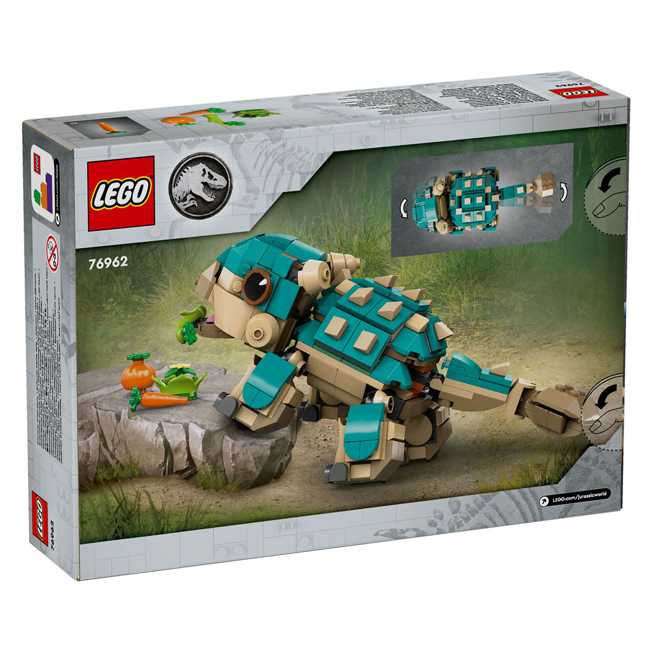 Lego Lego Jurassic World 76962 Baby holpry: Ankylosaurus