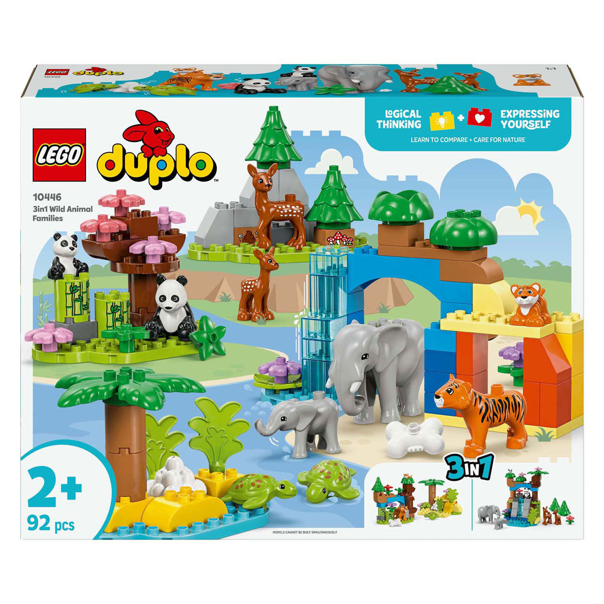 LEGO LEGO DUPLO TOWN 10446 3-in-1-Familien von Wild Dieren