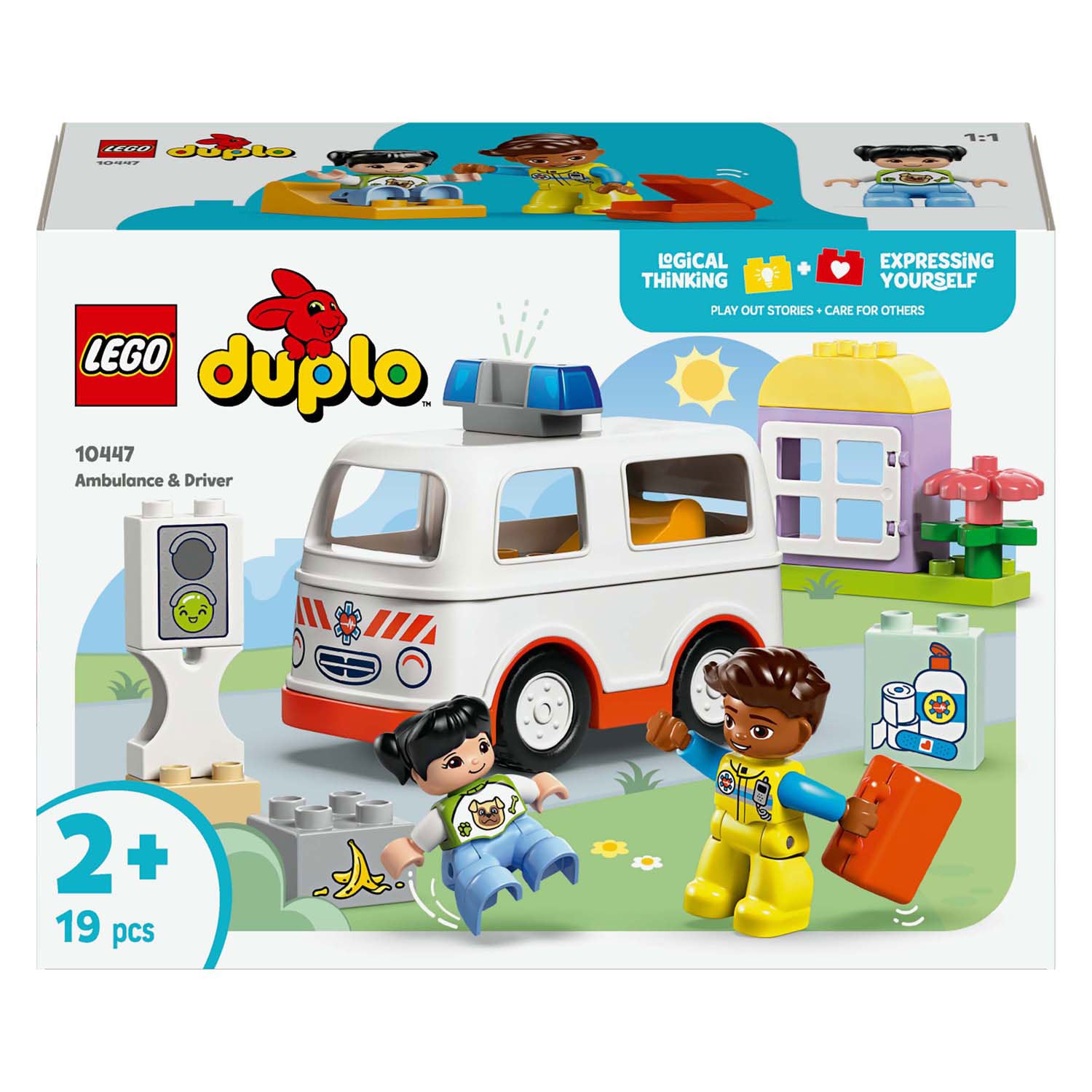 Lego Lego Duplo Town 10447 Krankenwagen mit Fahrer