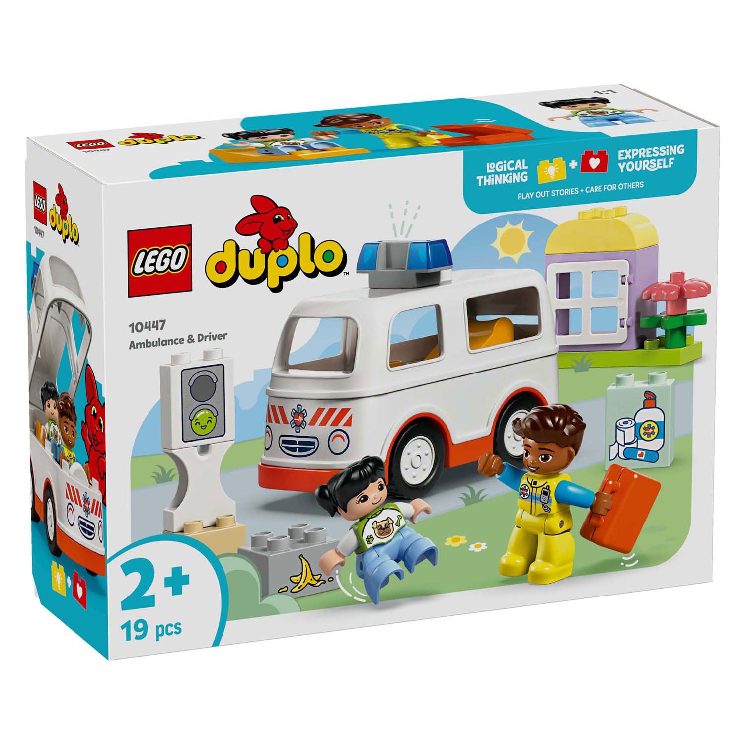 Lego Lego Duplo Town 10447 Krankenwagen mit Fahrer