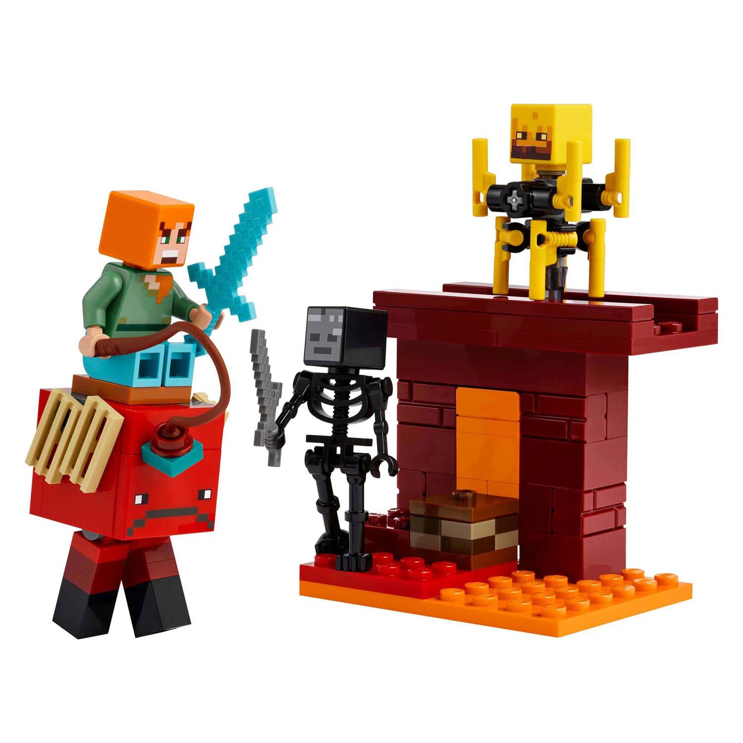 LEGO LEGO Minecraft 21266 Die Lava reitet im Nether