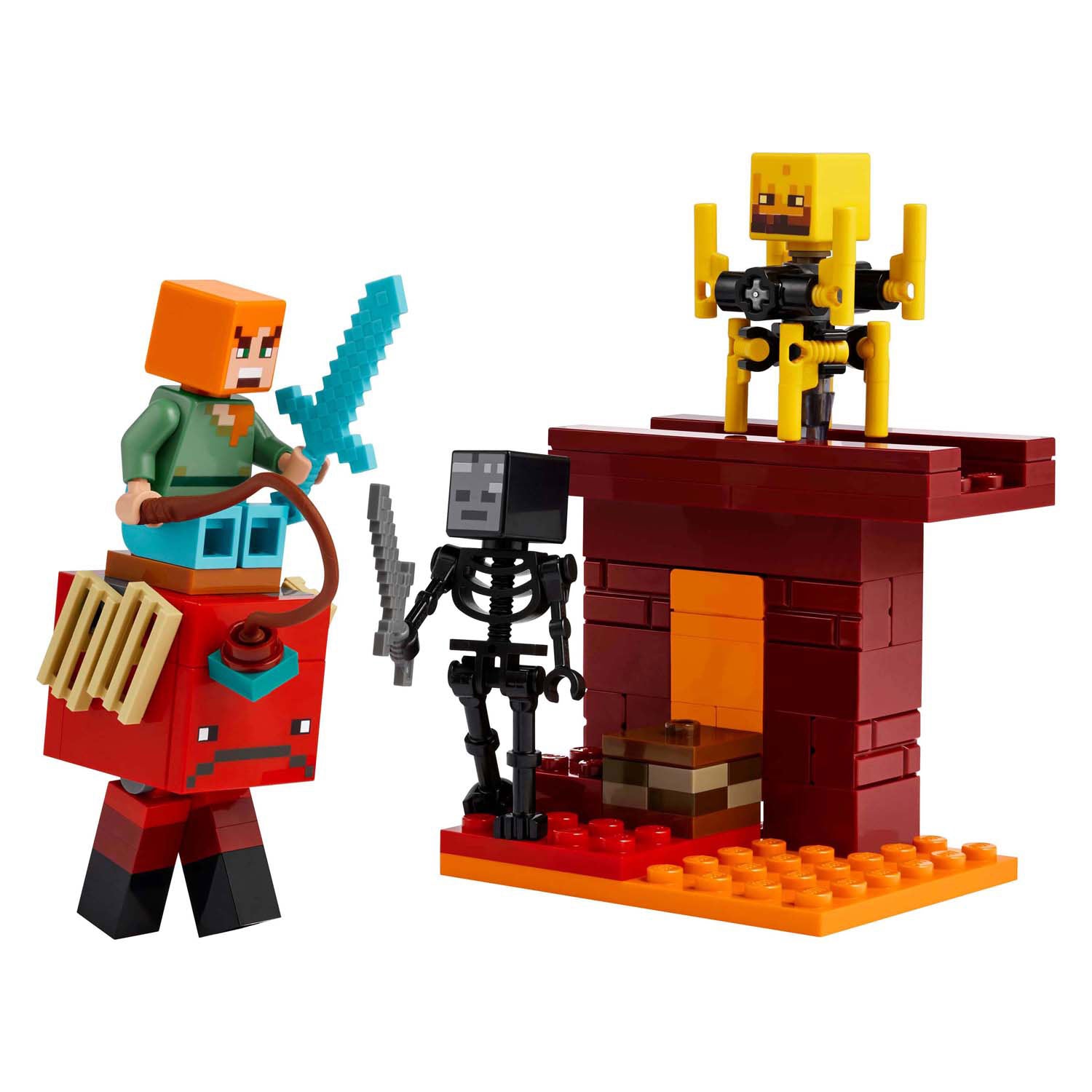 LEGO LEGO Minecraft 21266 Die Lava reitet im Nether
