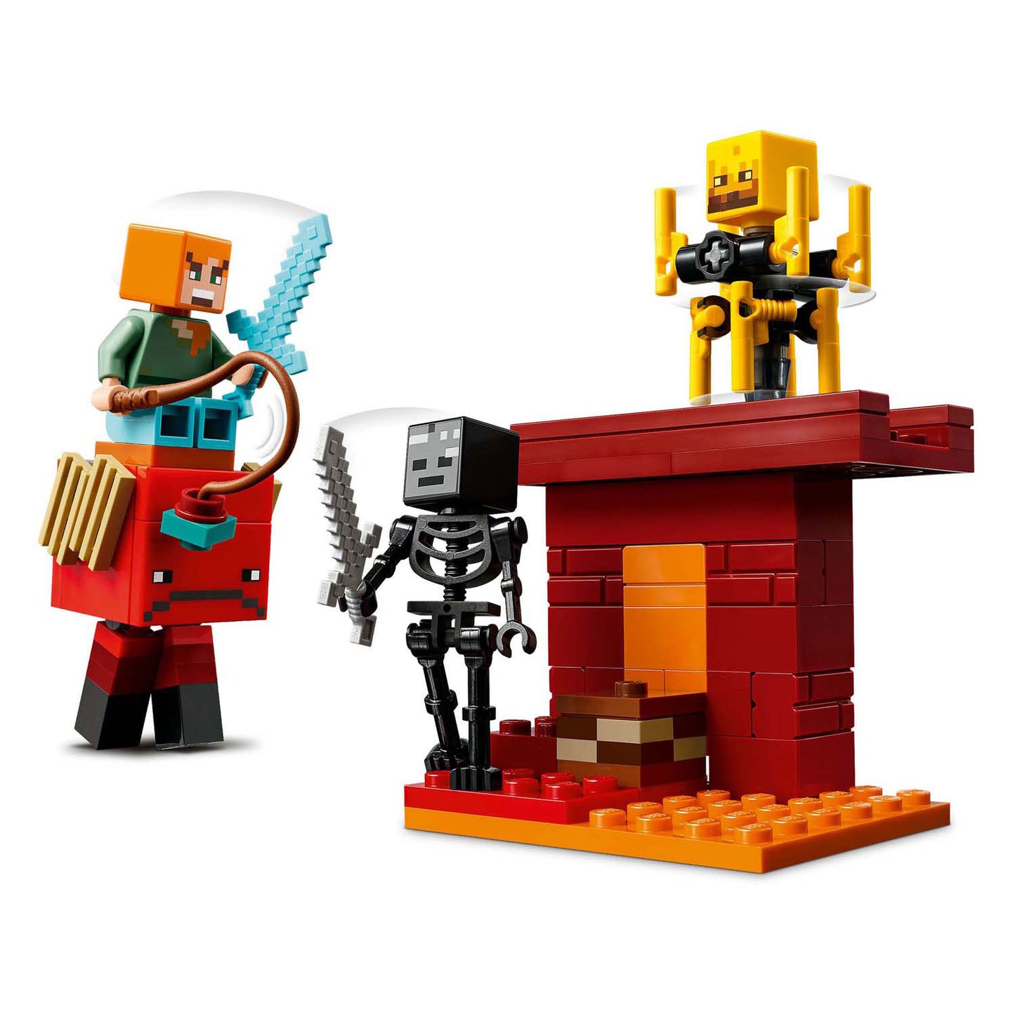 LEGO LEGO Minecraft 21266 Die Lava reitet im Nether