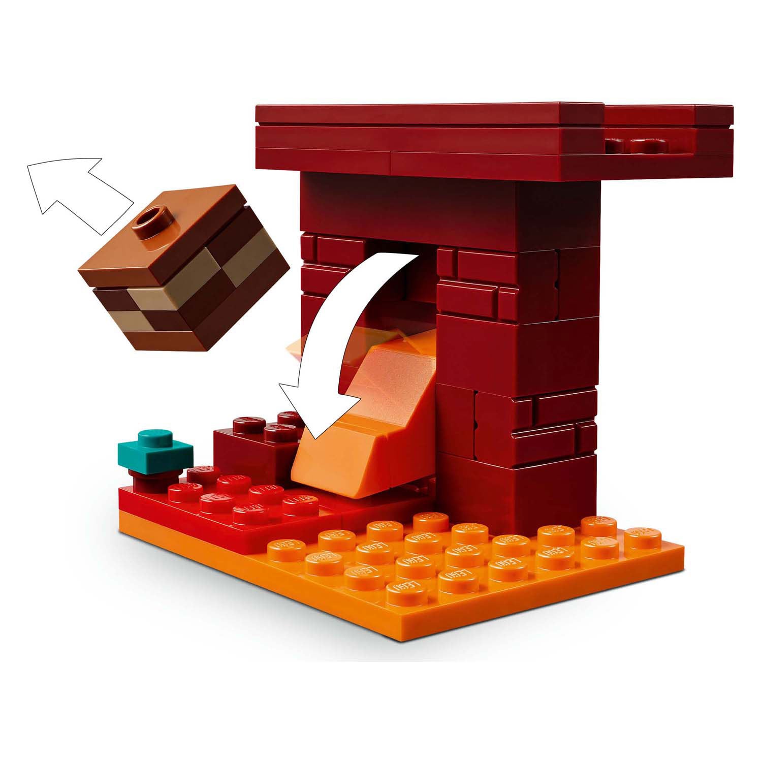 LEGO LEGO Minecraft 21266 Die Lava reitet im Nether